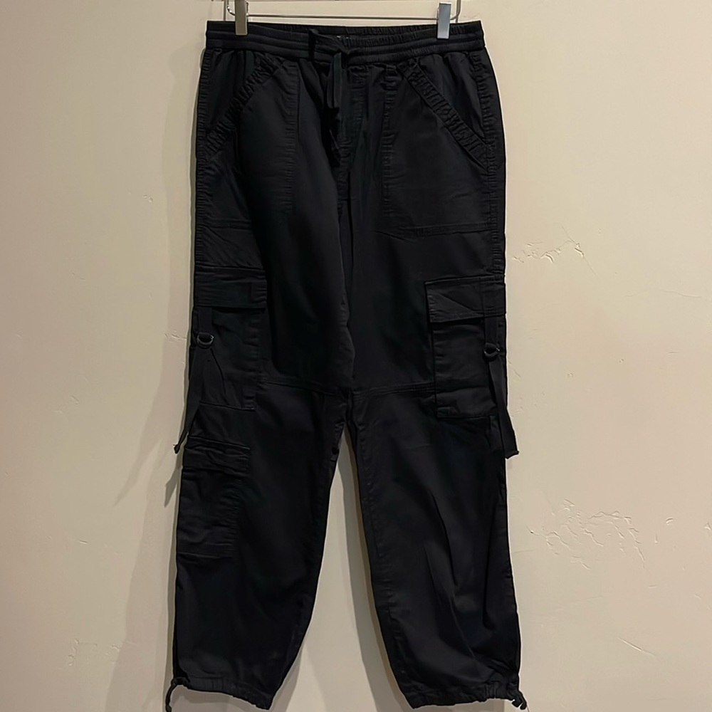 Nordstrom Supplies Black Cargo Pants s L